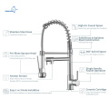 Aquacubic UPC Spring Pull Down Touch Kitchen Faucet For Kitchen Sink